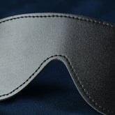 Black Satin Blindfold for BDSM | Soft Padded Eye Mask for Sensory Play